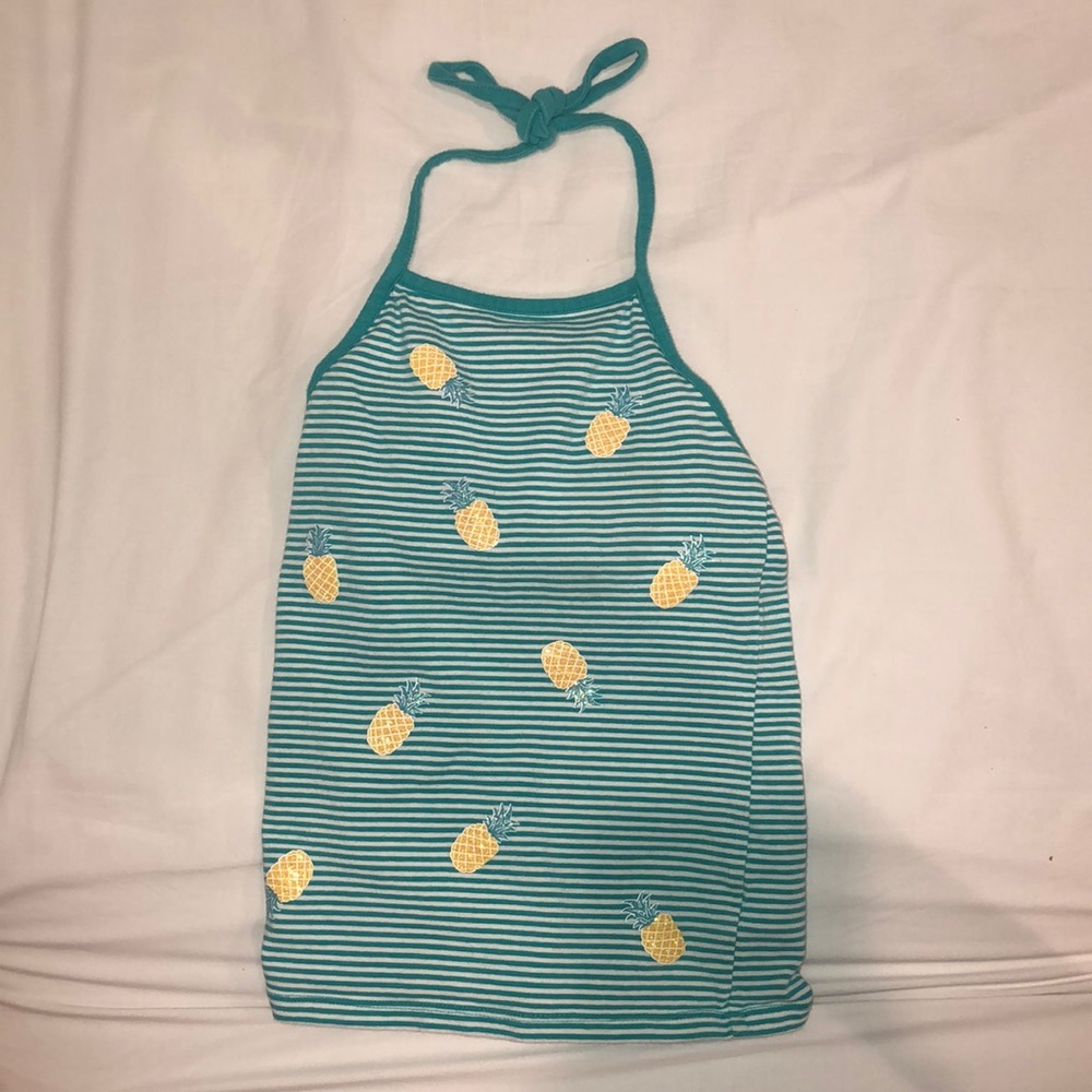 Childrens Place pineapple cami top
